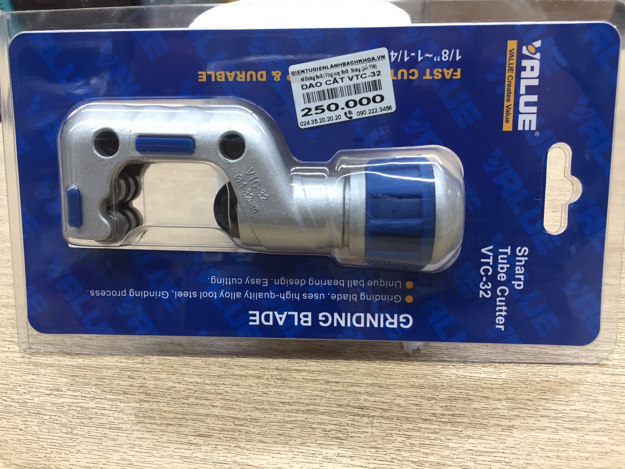 Dao cắt ống đồng VALUE VTC-32 CHÍNH HÃNG
