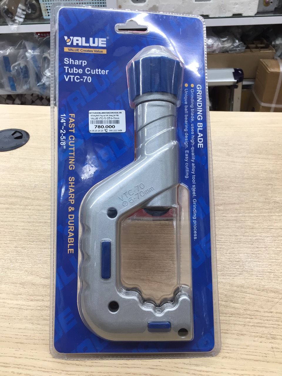 Dao Cắt Ống Đồng VALUE VTC-70 Chính hãng