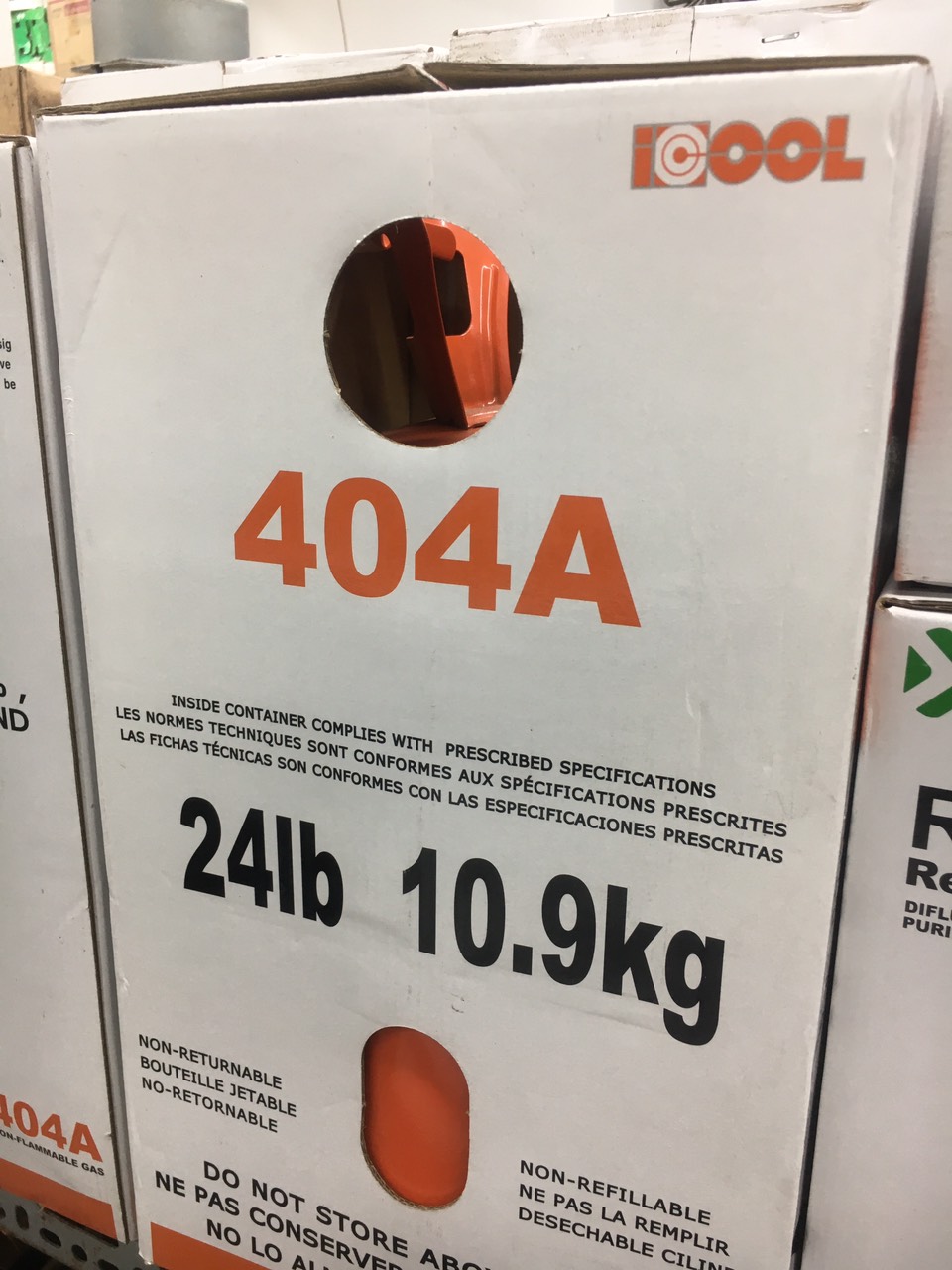 Gas lạnh R404A Entalpia nhập khẩu ( Giao hàng nội thành Hà Nội 40 phút )