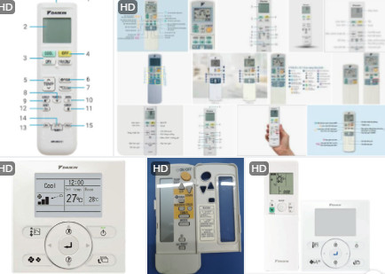Thu mua điều khiển điều hòa Daikin