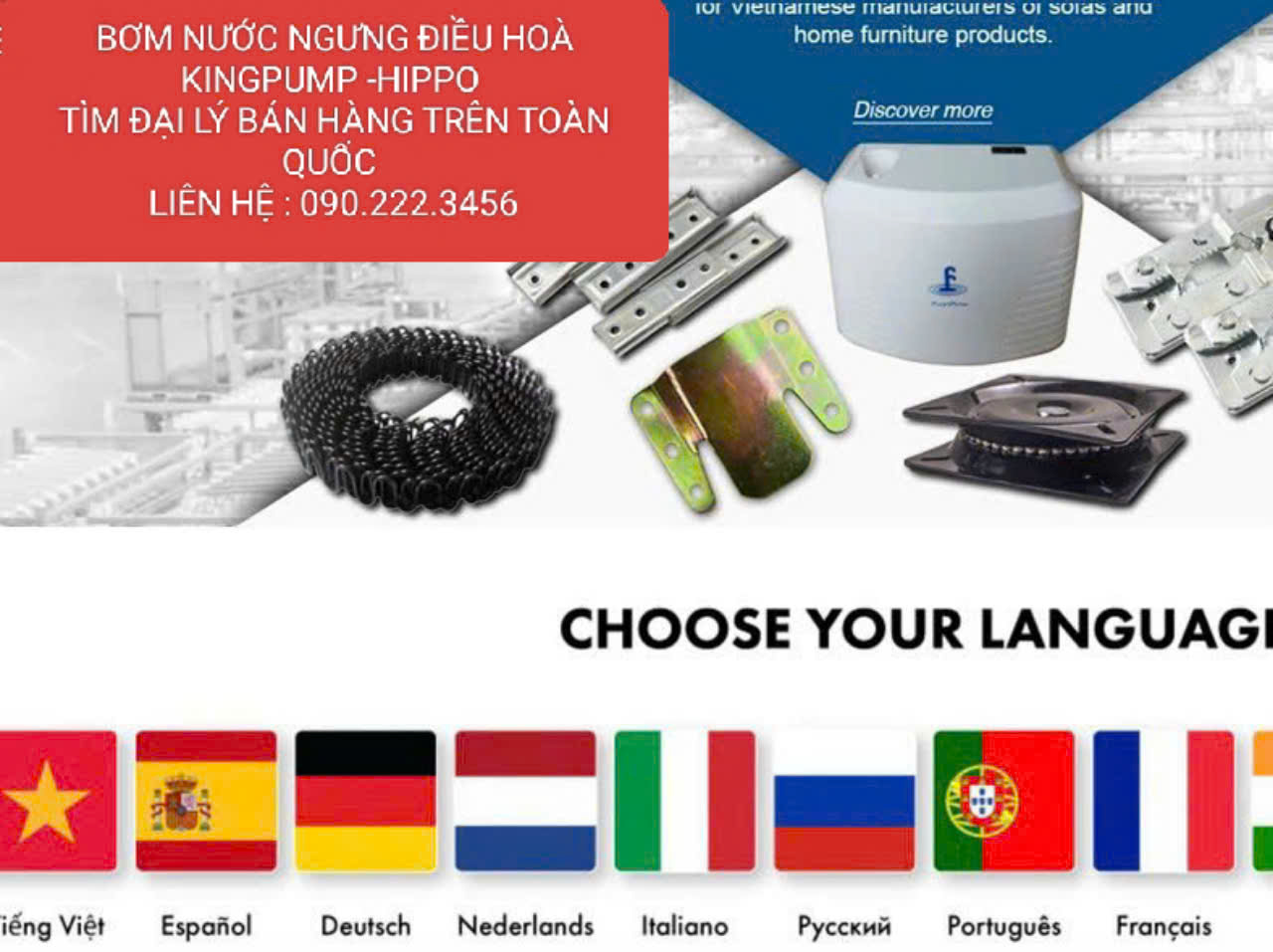 BƠM NƯỚC NGƯNG ĐIỀU HOÀ KINGPUMP -HIPPO TAIWAN 