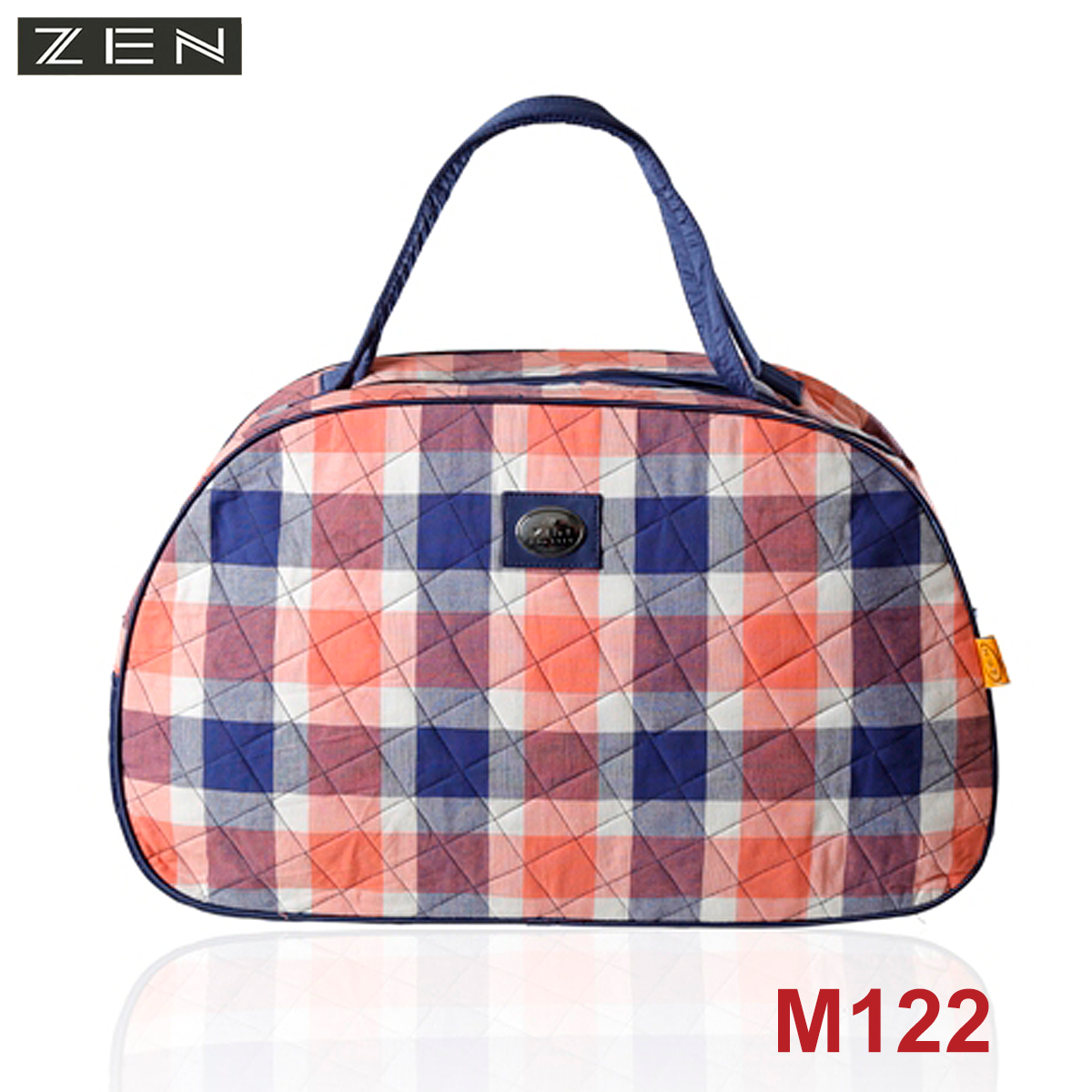 T121/M122/TÚI DU LỊCH HÌNH VÒNG CUNG, MÀU KẺ HỒNG XANH Zen Fashion