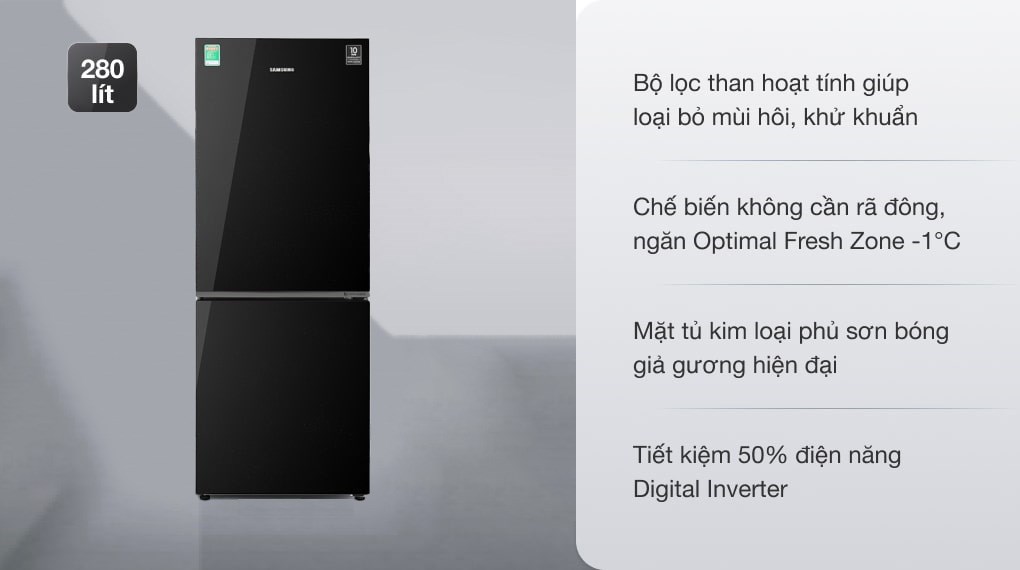 Tủ lạnh Samsung RB27N4010BU/SV Inverter 280 lít
