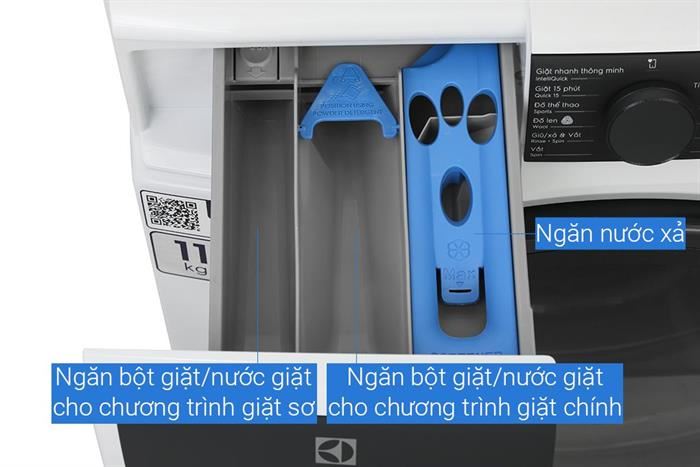 Máy giặt Electrolux Inverter 11 kg EWF1143R7WC