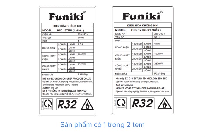 Điều hòa Funiki 1.5 HP HSC12TMU