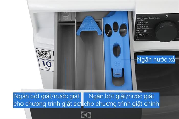 Máy giặt Electrolux Inverter 10 kg EWF1043R7WC