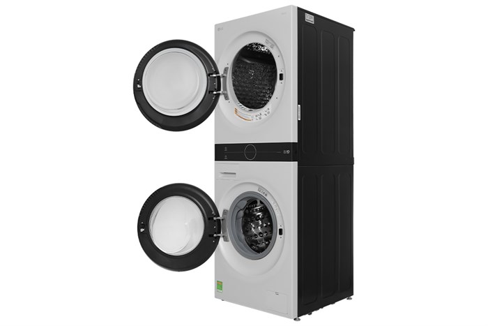 Tháp giặt sấy LG WashTower WT1410NHE Inverter giặt 14 kg - sấy 10 kg