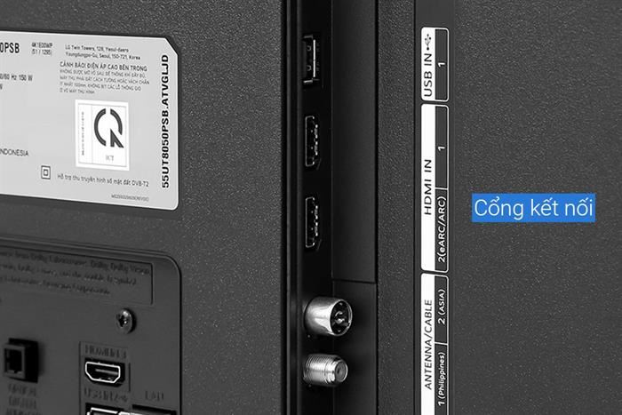 Tivi LG Smart AI 4K 55 inch 55UT8050PSB