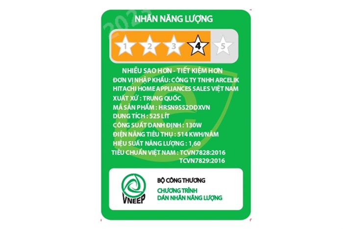 Tủ lạnh Hitachi HRSN9552DXVN Inverter 525 lít Side By Side