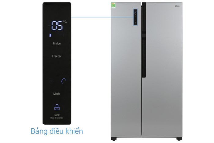 Tủ lạnh LG GR-B256JDS Inverter 519 lít Side By Side