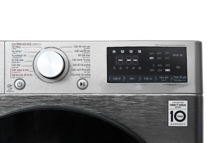 Máy giặt LG FV1410S4P AI DD Inverter 10 kg
