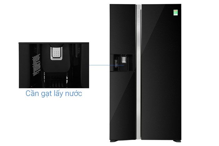 Tủ lạnh Hitachi R-SX800GPGV0 GBK Inverter 573 lít Side By Side
