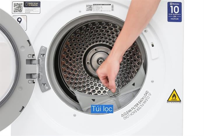 Máy sấy thông hơi Electrolux EDV904H3WC ltimateCare 9 kg