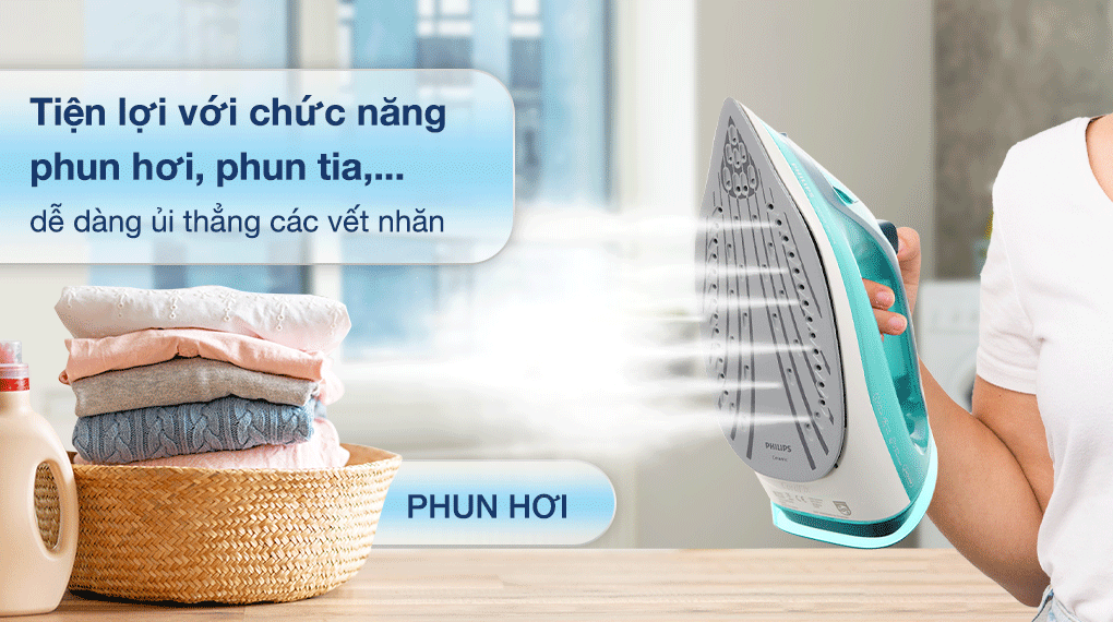 Bàn ủi hơi nước Philips DST3030/70 2400W