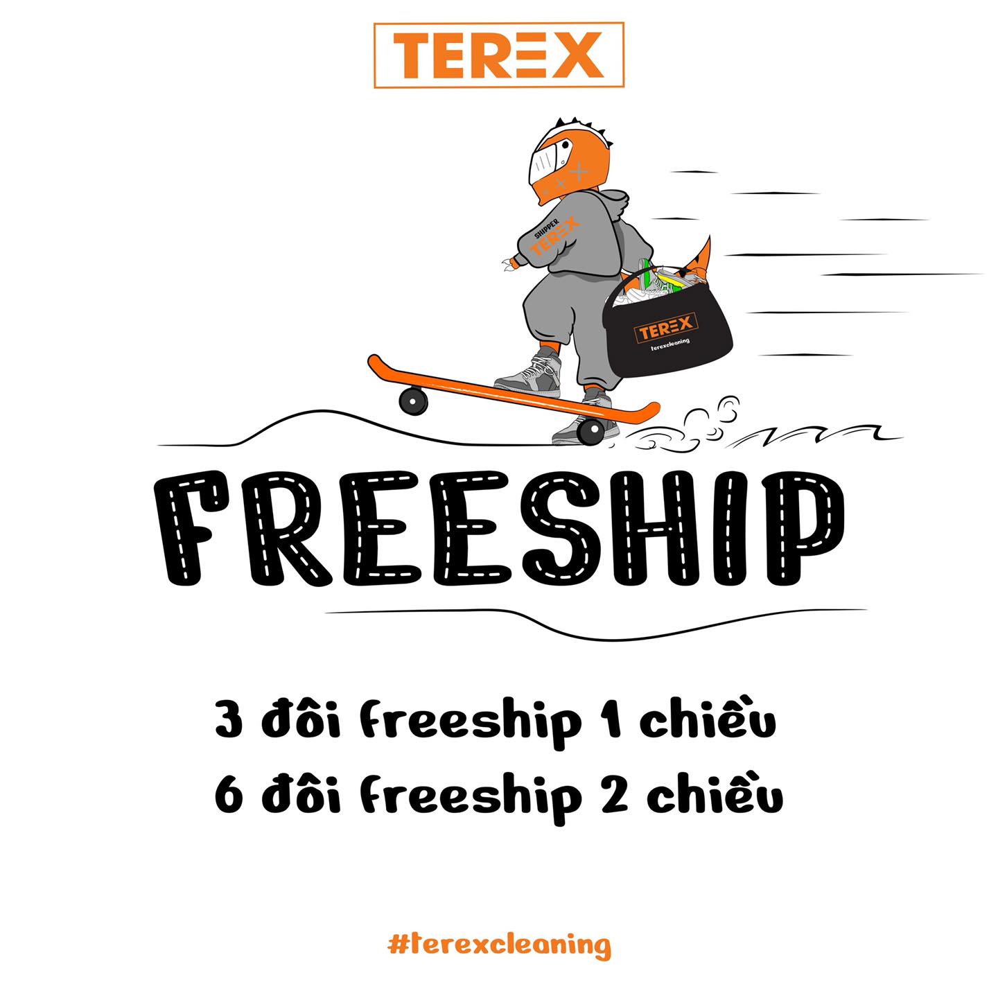 [ƯU ĐÃI ĐẶC BIỆT] FREESHIP MỌI NƠI CHO TEREX