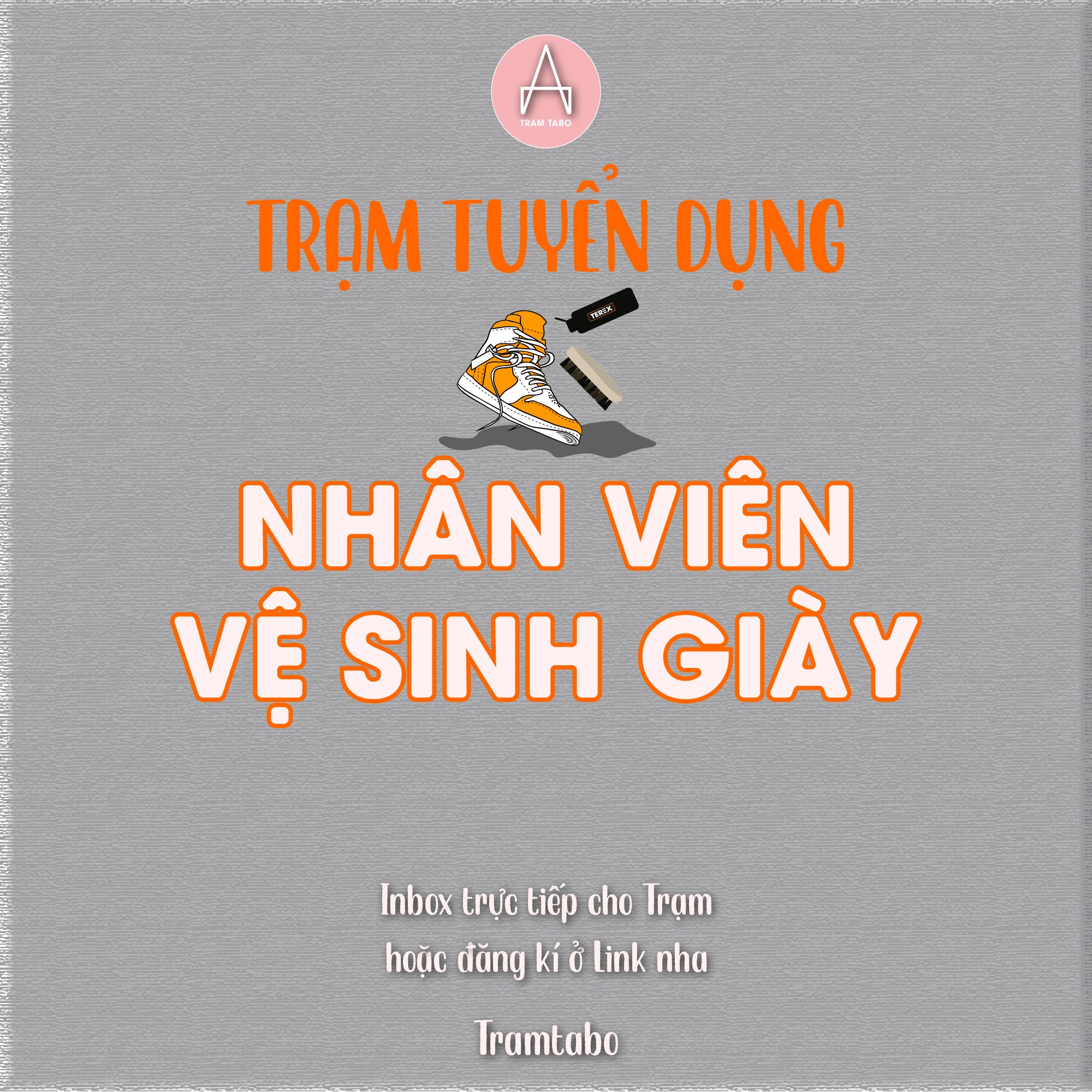 [TUYỂN DỤNG] NHÂN VIÊN VỆ SINH GIÀY