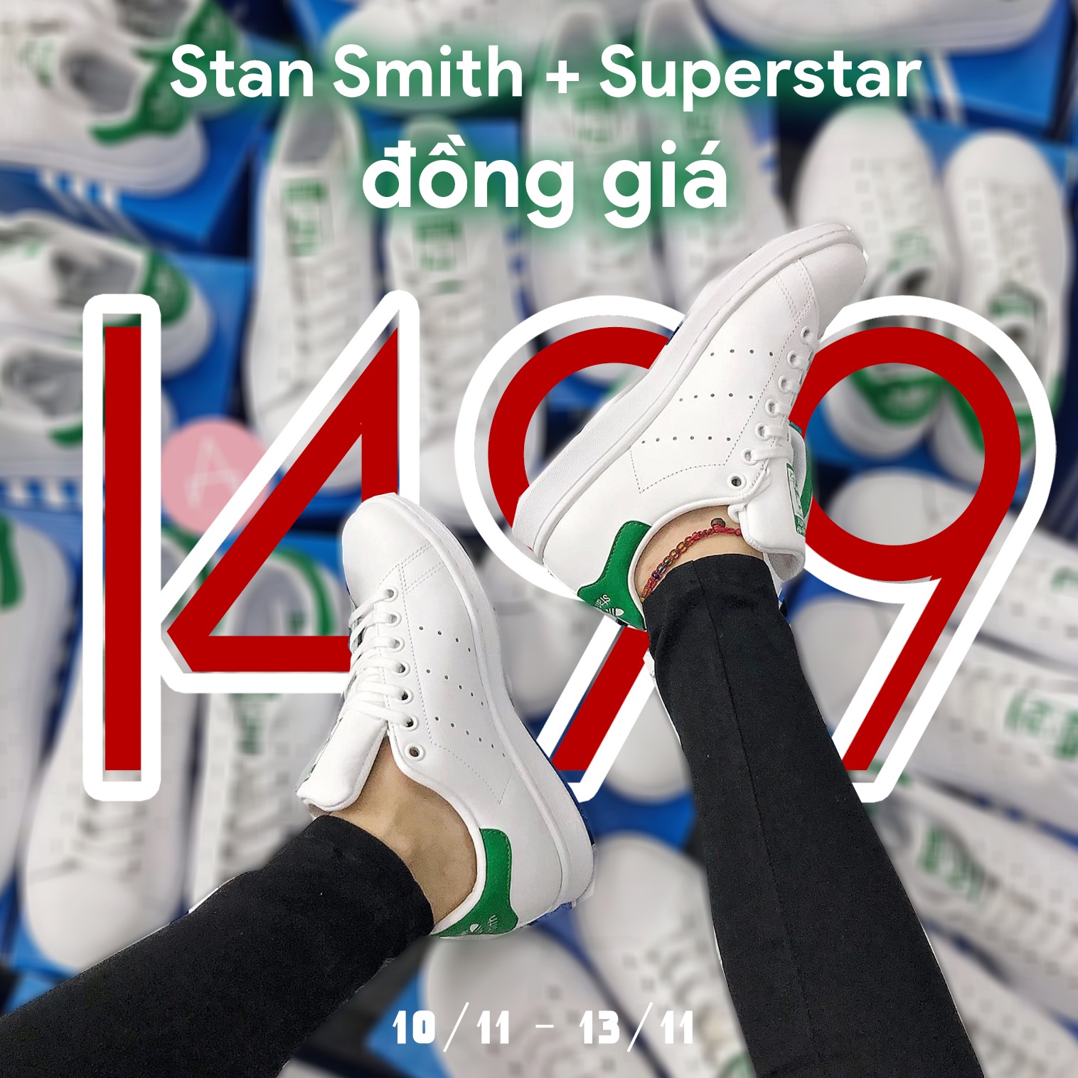 🎄 SĂN Stan Smith + Superstar 1.499 🎄