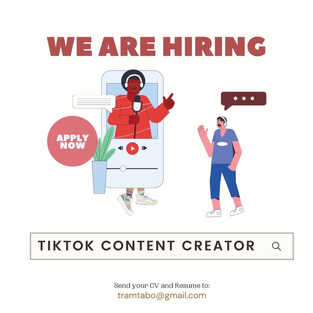 TUYỂN TIKTOK CONTENT CREATOR