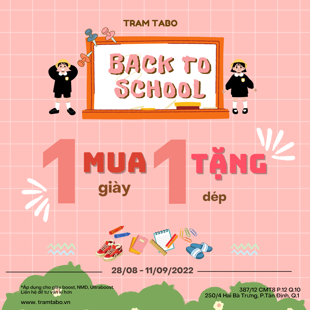 BACK TO SCHOOL - MUA 1 TẶNG 1