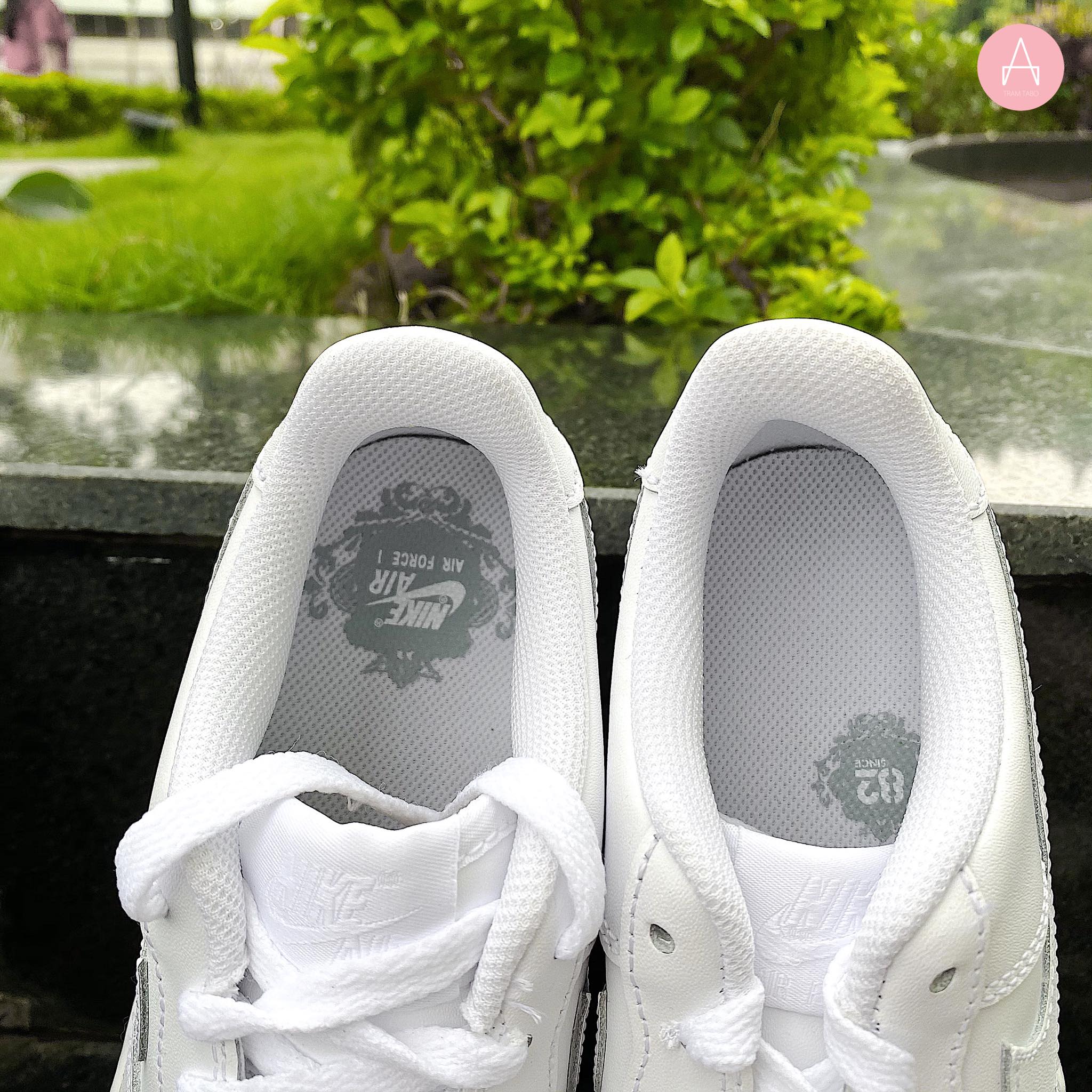 [314192-117] K NIKE AIR FORCE 1 LOW WHITE