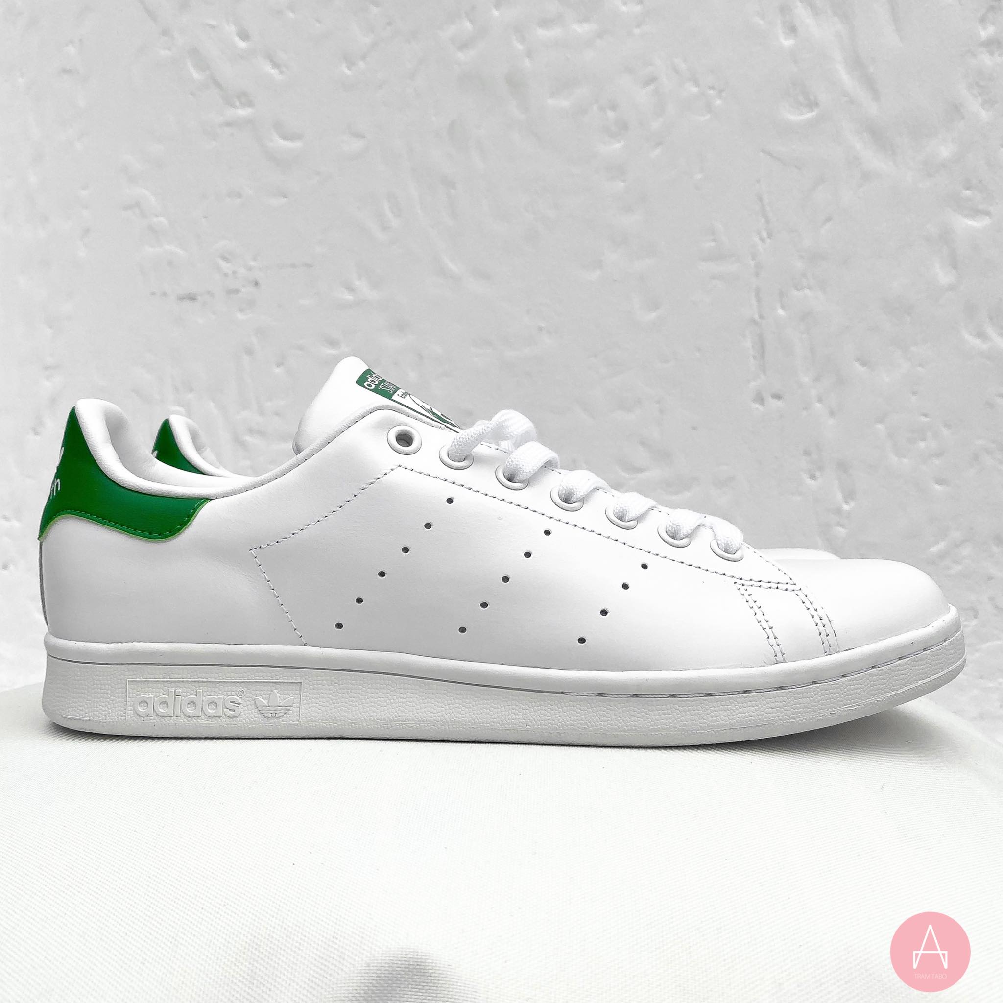 B24105] W Adidas Stan Smith Green Trạm Tabo