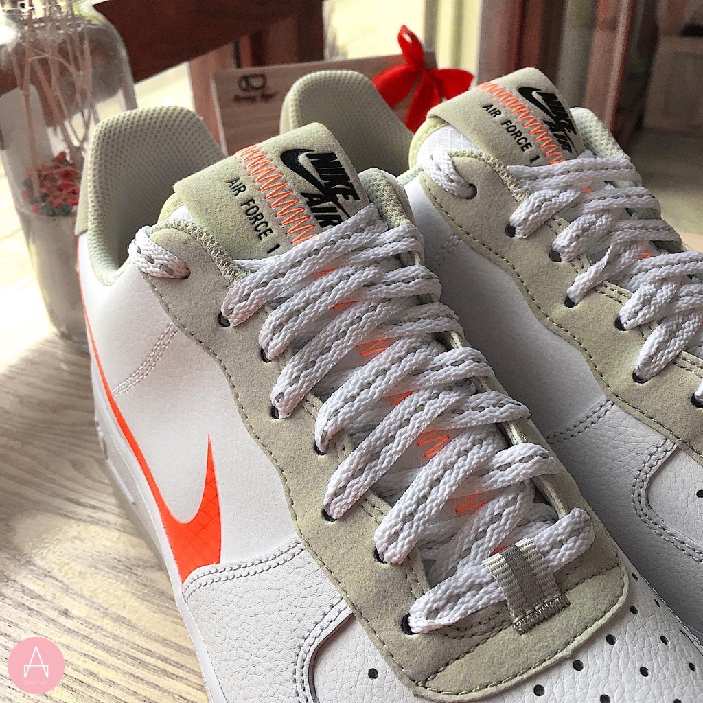 Nike Air Force 1 '07 LV8 3 White/Total Orange - CD0888-100