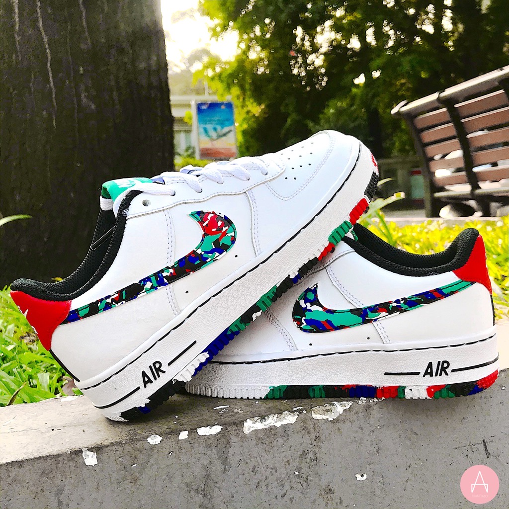 nike air force 1 crayon