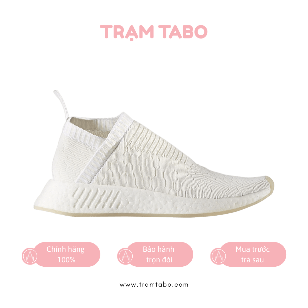 Nmd cs2 all white best sale