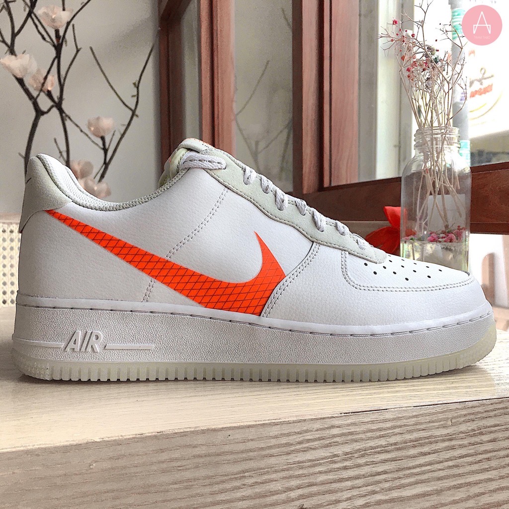 Nike Air Force 1 '07 LV8 3 White/Total Orange - CD0888-100