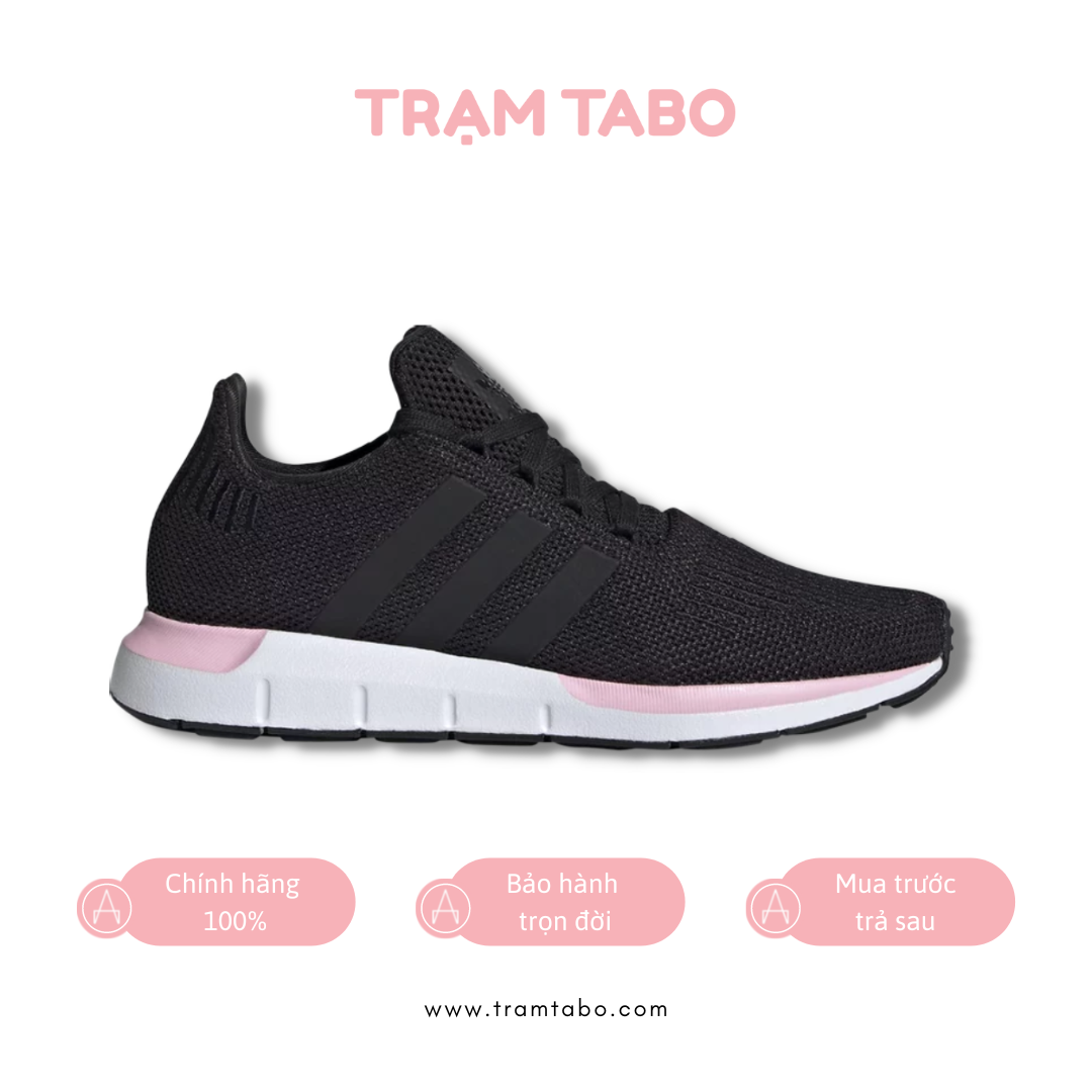 EE4552 W ADIDAS SWIFT RUN BLACK PINK Tr m Tabo