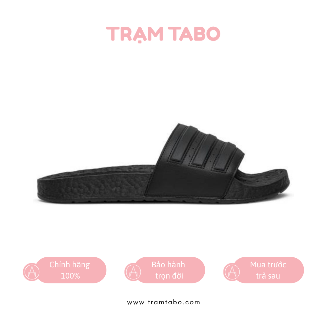 Adidas boost sales slides triple black