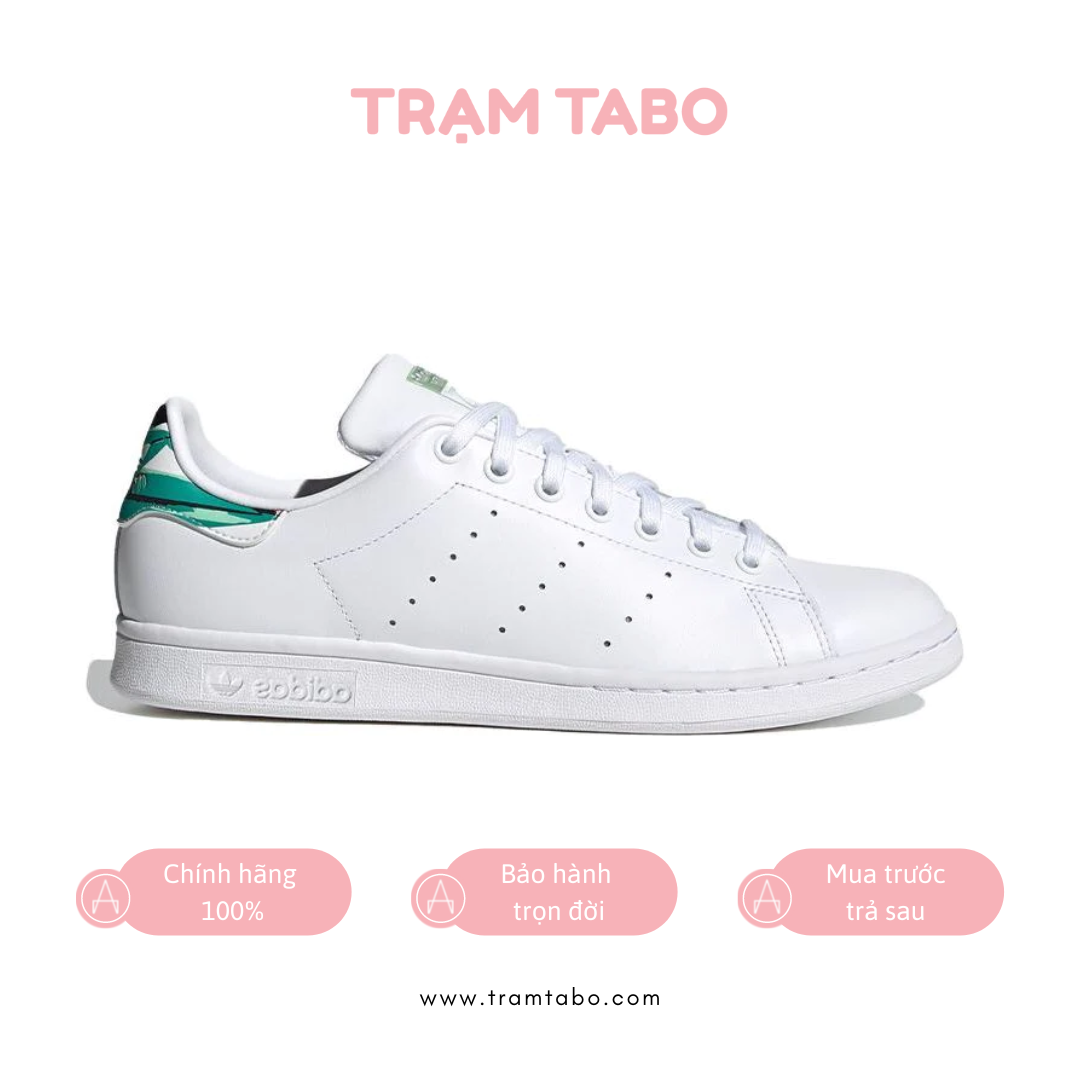 Fz3815] M Adidas Stan Smith Tropical Print Cloud White/Core Black Trạm Tabo