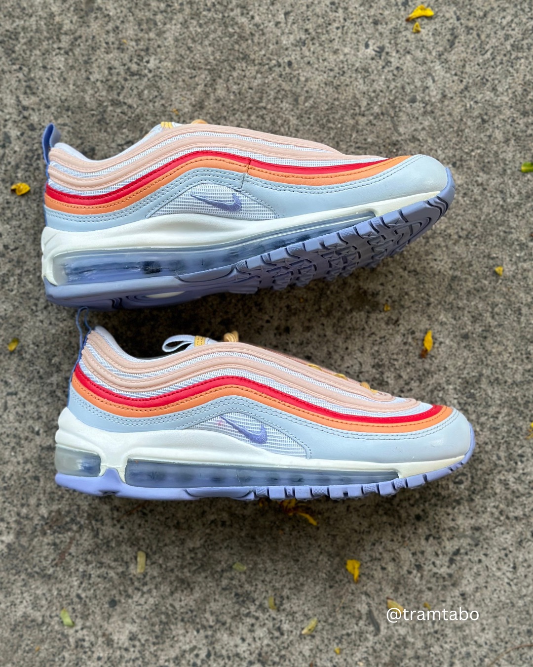 Nike air max 97 grey/light thistle/white top
