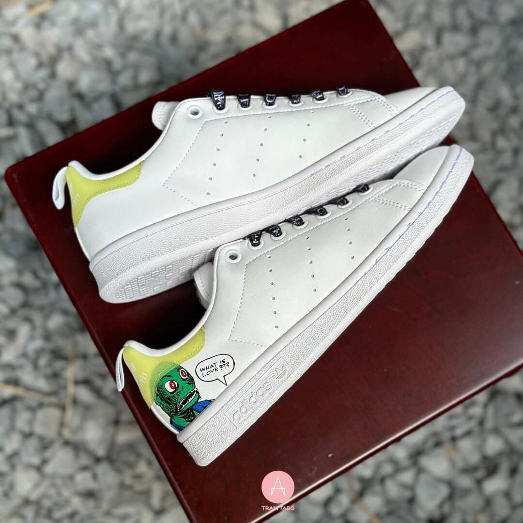 EG5152 W ADIDAS STAN SMITH x FIORUCCI CLOUD WHITE CORE BLACK Tr m Tabo