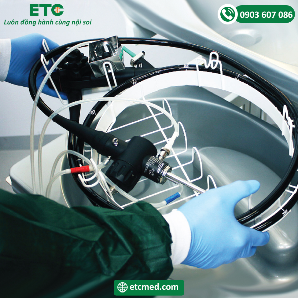 Thiết bị vệ sinh khử khuẩn ống Nội soi