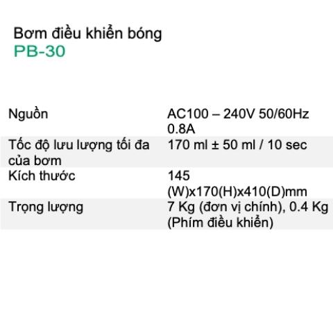 PB-30 Máy bơm bóng Nội soi siêu âm
