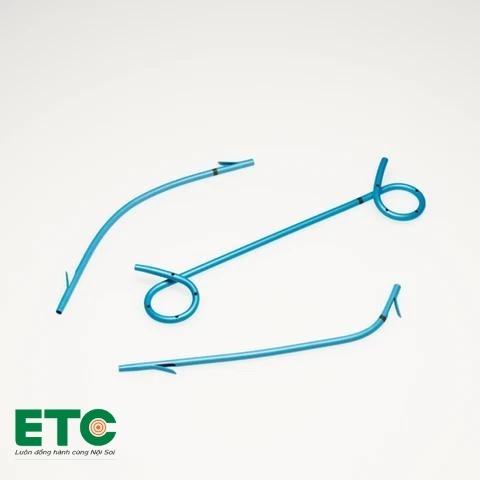 Stent dẫn lưu đường mật bằng nhựa và bộ đặt