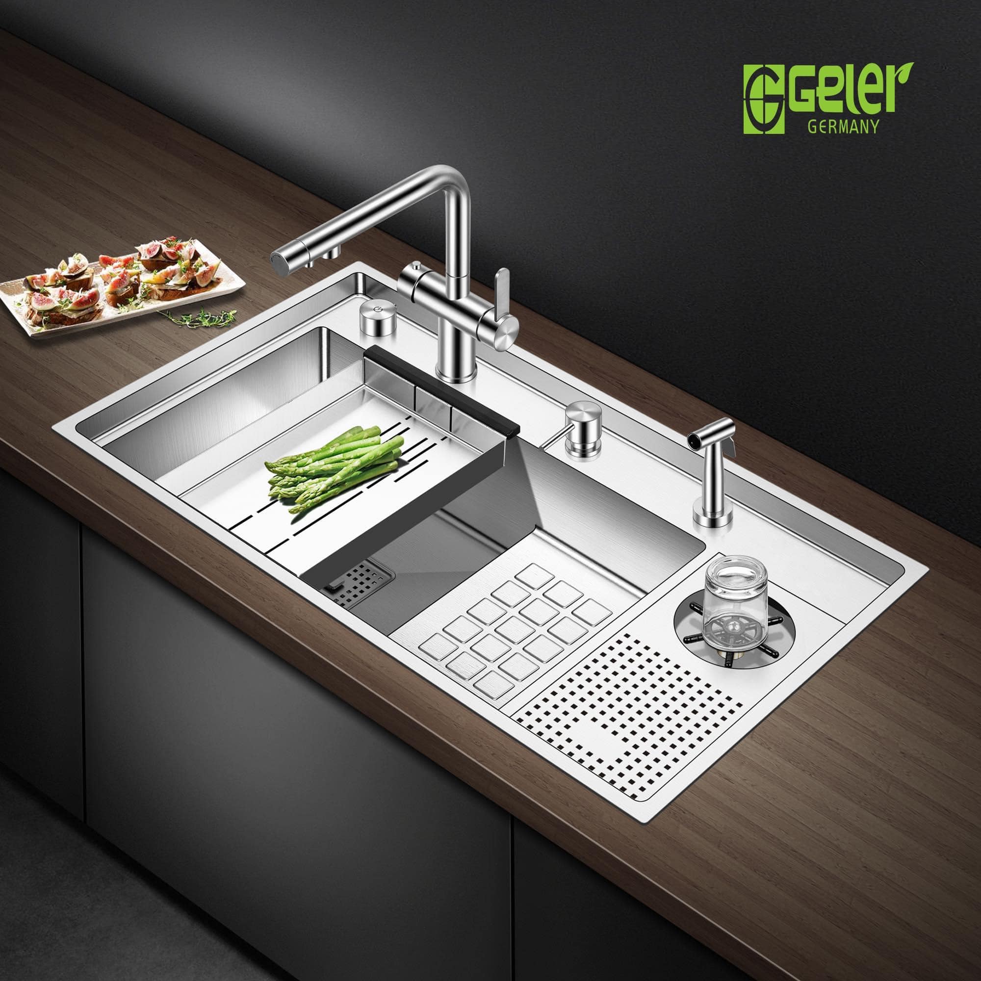Chậu Rửa Bát Geler GL-9550: Đánh Giá Chi Tiết và Tính Năng Nổi Bật
