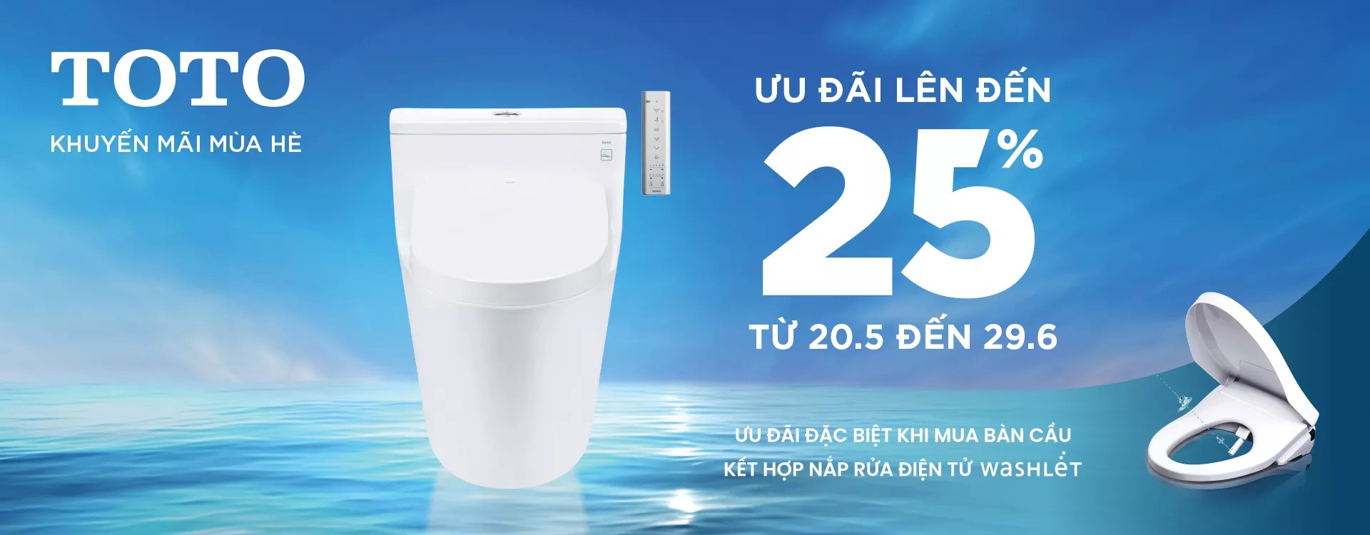 Khuyến mại hè 2024 từ TOTO Việt Nam .