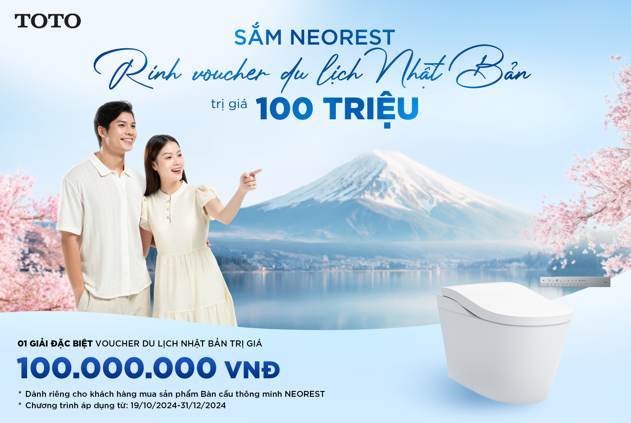SẮM NEOREST -  RINH VOUCHER DU LỊCH NHẬT BẢN TRỊ GIÁ 100 TRIỆU!