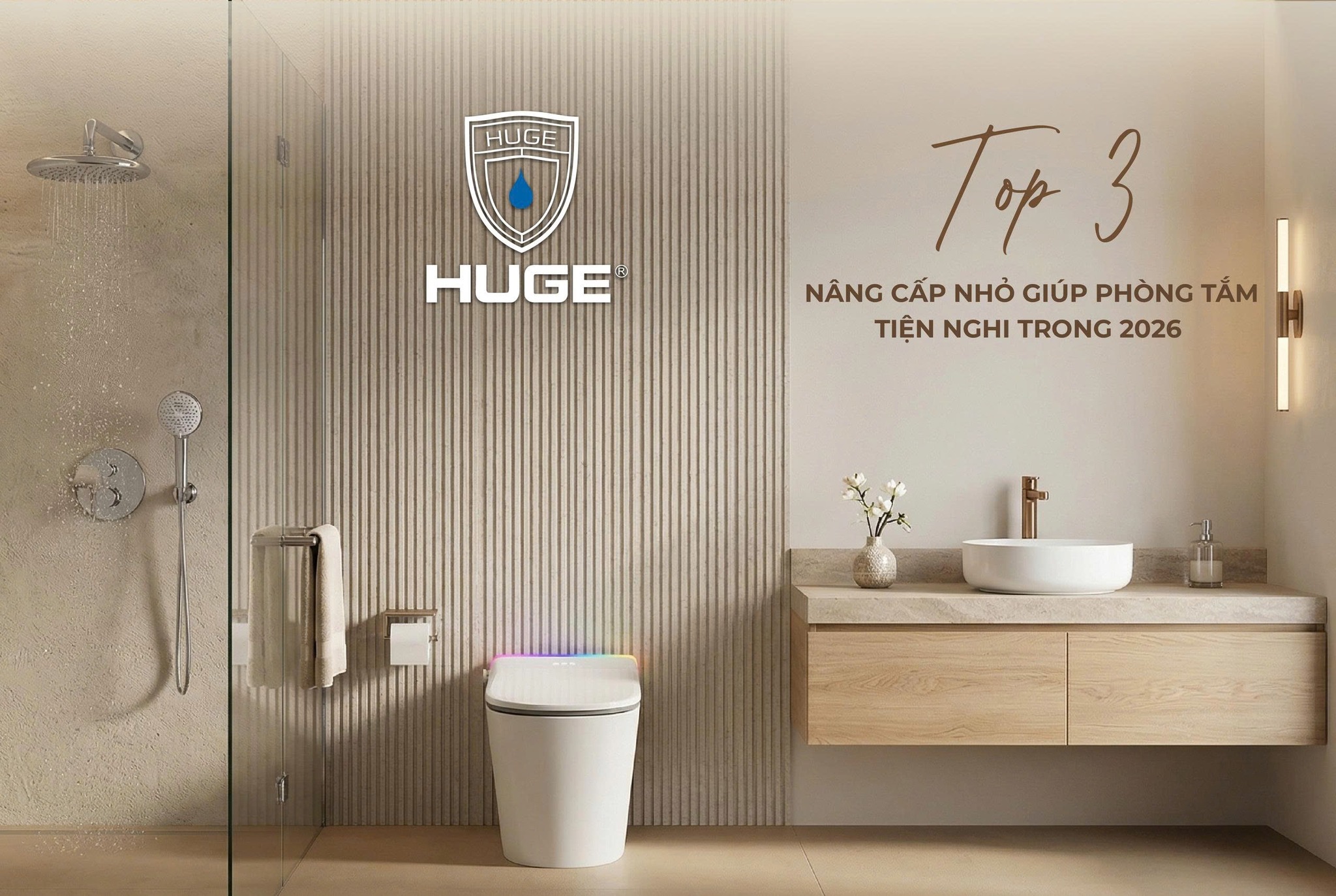 🏆 Thiết bị vệ sinh Huge bảo hành bao lâu? Chính sách mới nhất năm 2026