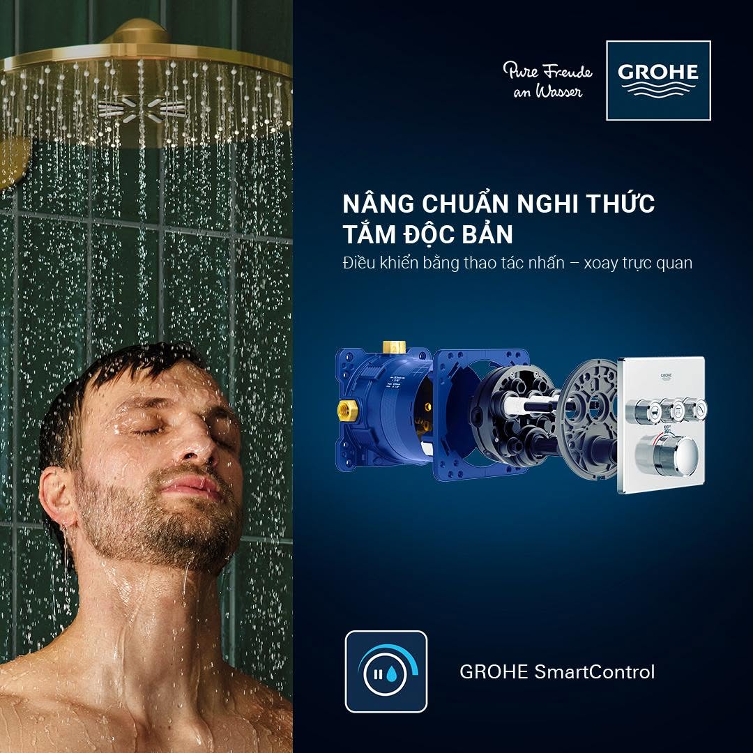Kinh Nghiệm Chọn Sen Tắm GROHE Phù Hợp Cho Gia Đình Việt – Hướng Dẫn Chi Tiết Từ Chuyên Gia