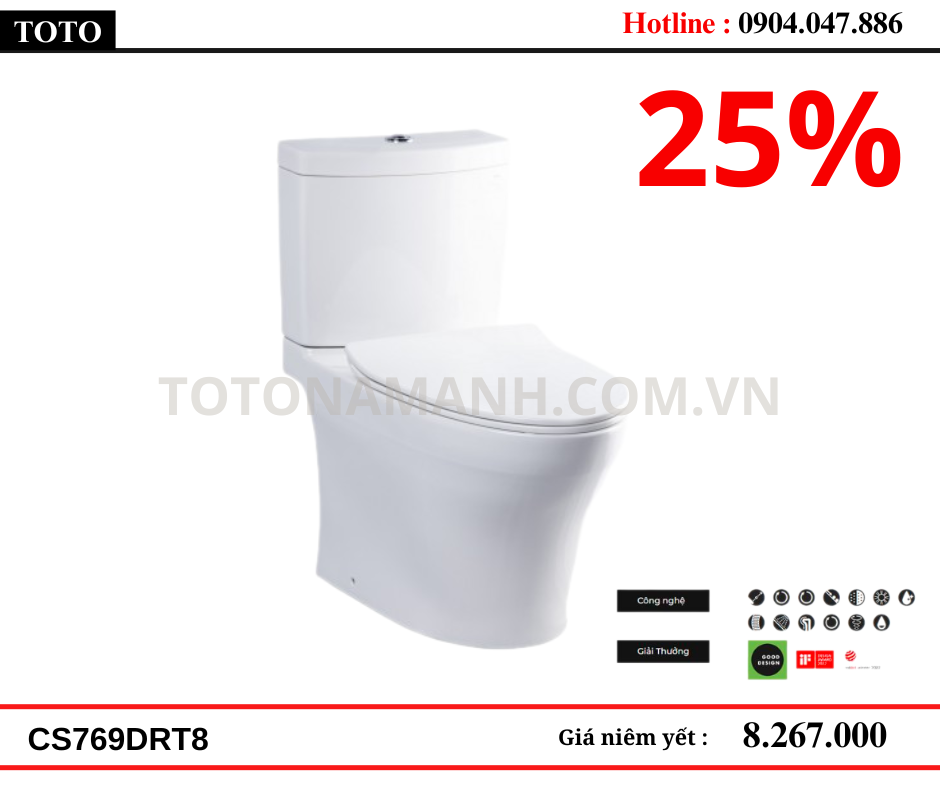 Bàn cầu TOTO hai khối: Đánh giá chi tiết và ưu điểm