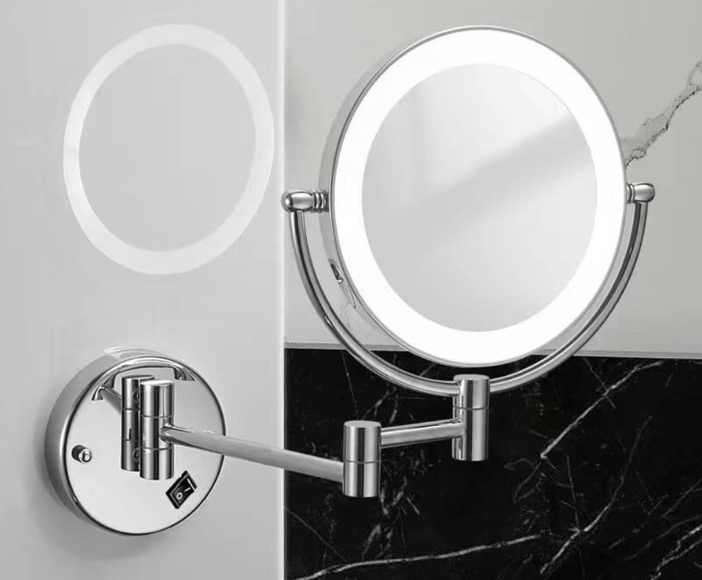 Gương Cạo Râu Có Đèn LED Và Xoay Phóng Đại: Lựa Chọn Hoàn Hảo Cho Phái Mạnh