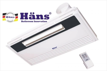 Quạt Mát Âm Trần Hans H20R và H10R: Sự Lựa Chọn Hoàn Hảo Cho Khu Bếp, Phòng Tắm Và Nhà Vệ Sinh