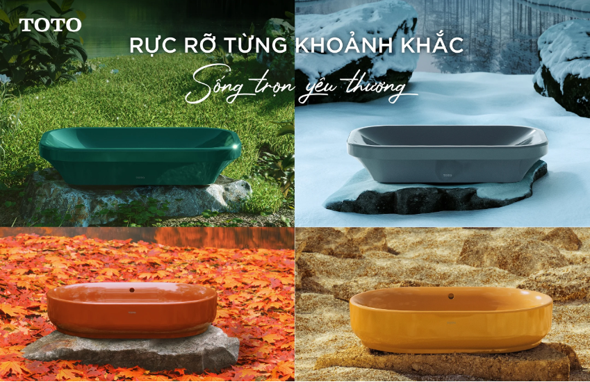 TOTO RA MẮT LOẠT SẢN PHẨM MỚI: “RỰC RỠ TỪNG KHOẢNH KHẮC – SỐNG TRỌN YÊU THƯƠNG” – HOÀN THIỆN GIẢI PHÁP PHÒNG TẮM CHẤT LƯỢNG TOTO CHO MỌI NHÀ