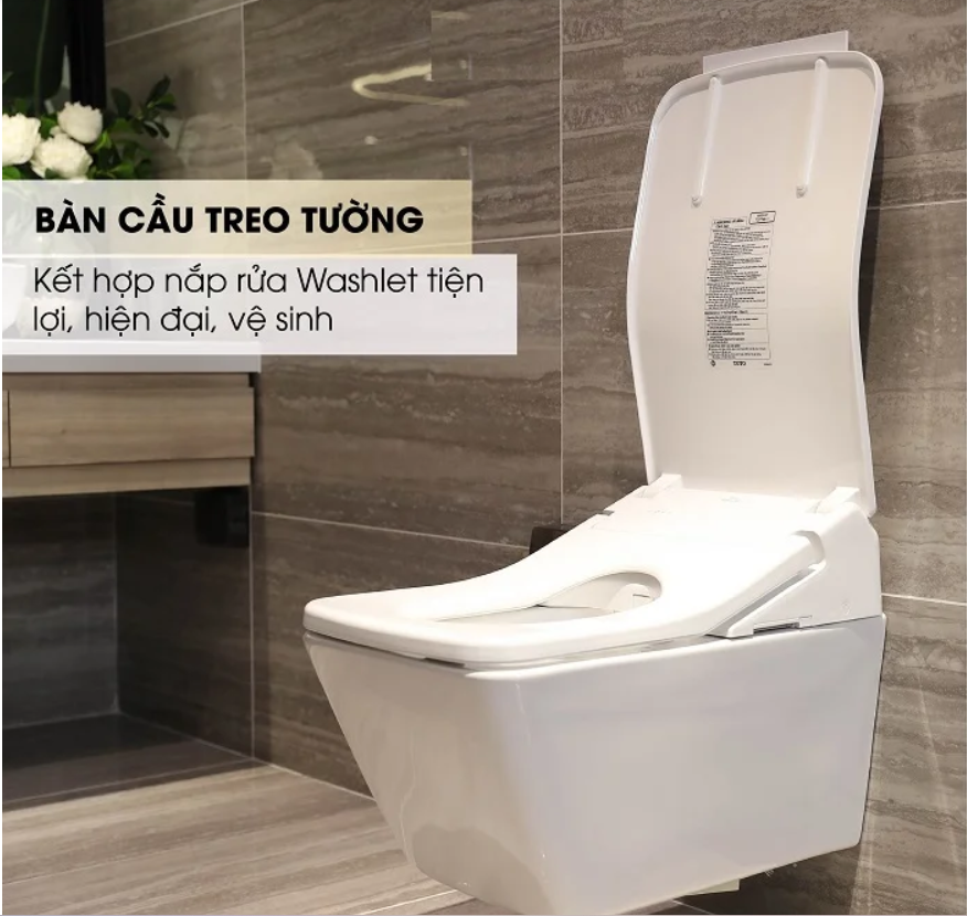 Bồn cầu treo tường TOTO có phù hợp với phòng tắm cải tạo không?
