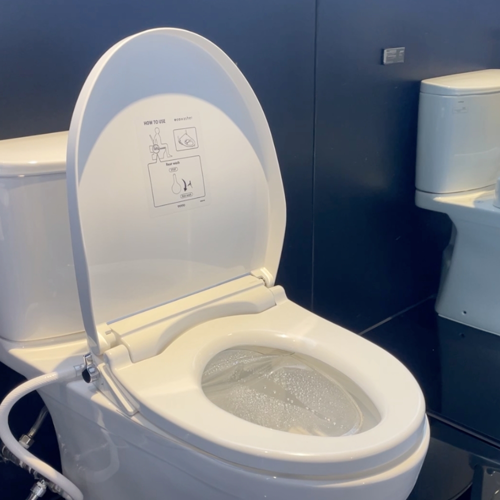Nắp rửa cơ ECOWASHER: Giải pháp vệ sinh tiết kiệm và thân thiện