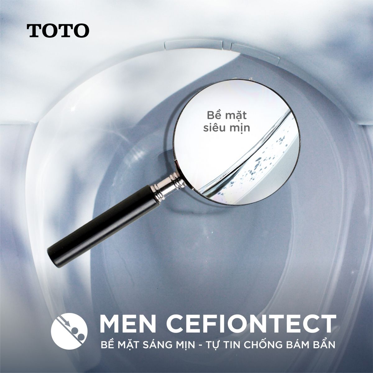 Công Nghệ Men Sứ CEFIONTECT Của TOTO Là Gì? Vì Sao Bồn Cầu Luôn Sạch Và Trắng Sáng?