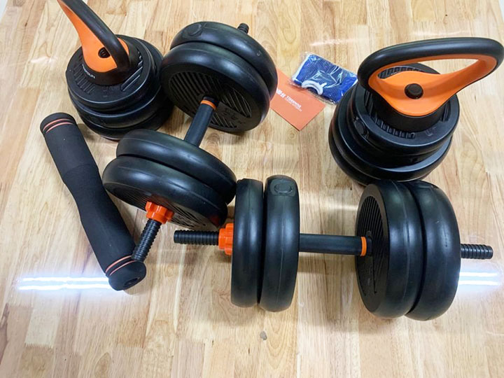 Bộ tạ đa năng 4 trong 1